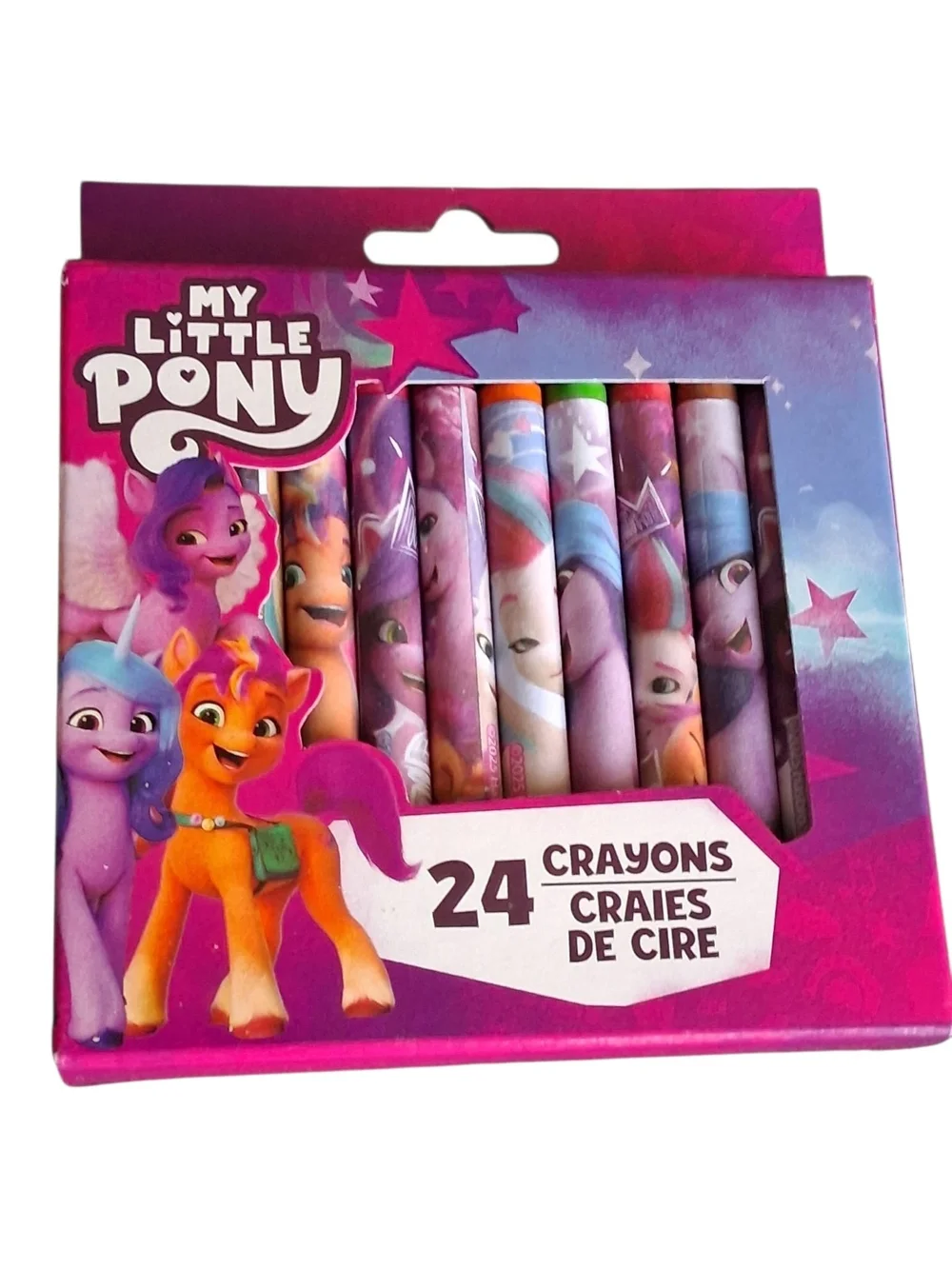 My Little Pony Crayon Set - Pink & Purple Packaging